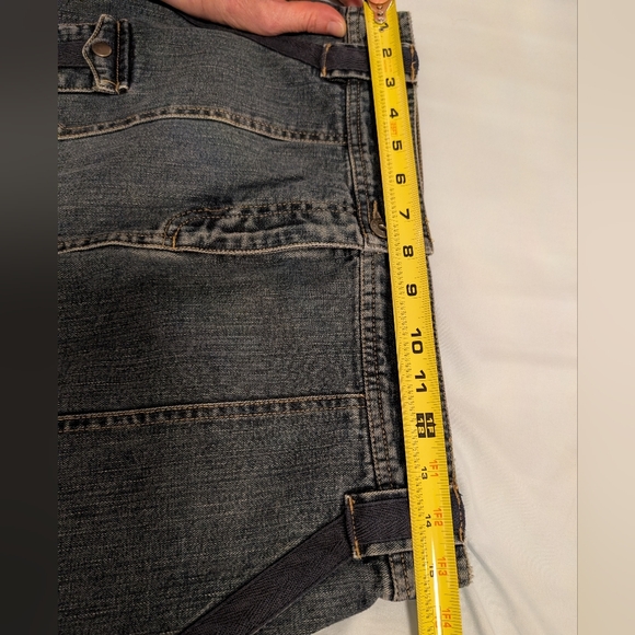 Bass Jeans Knee-Length Denim Utility Skirt – Size 6 – Dark Wash - Picture 14 of 14